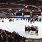 Eishalle in Höchstadt nach der Siegerehrung am ersten Wettkampftag