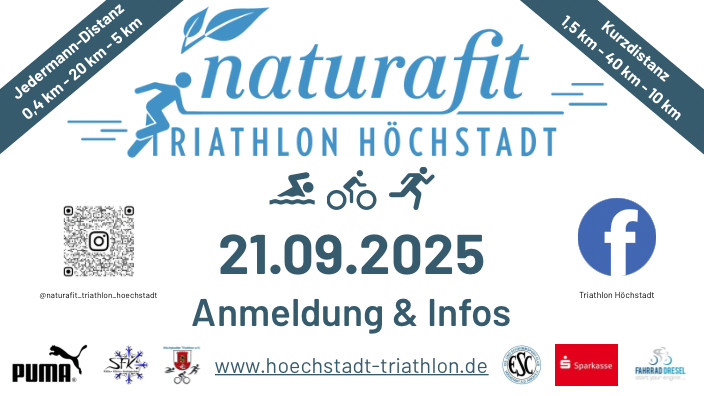Banner Naturafit Triahtlon Höchstadt 2025